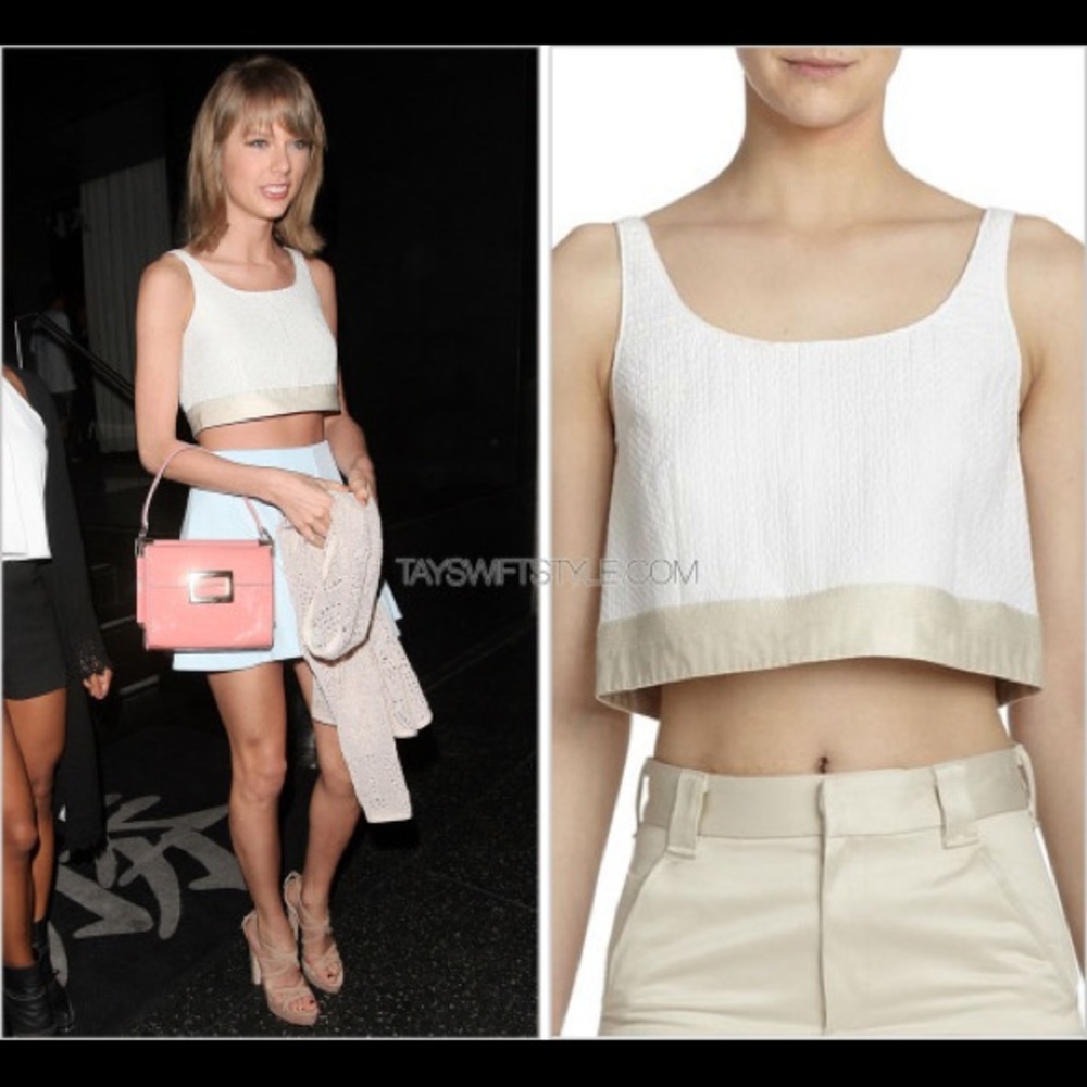 Rag & Bone Elsa Textured Crop Top